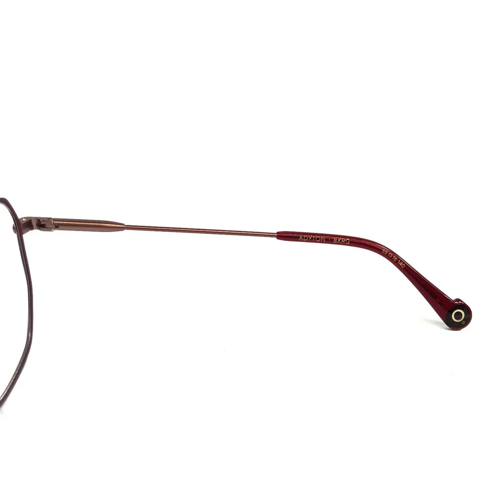 Etnia Barcelona Eyeglasses Frames ADYTON BXRG Bordeaux Rose Gold 55-16-140